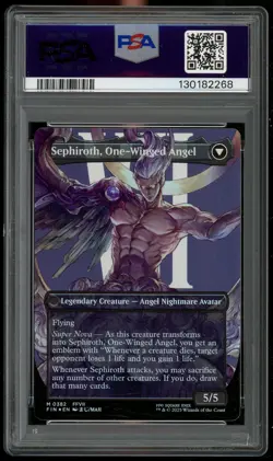 MTG Final Fantasy Sephiroth Fabled Soldier Borderless #0382 PSA 10 GEM MINT - Image 2