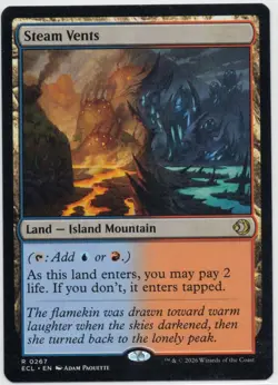 Steam Vents - Lorwyn Eclipsed ECL - #267 - NM - MTG - Magic the Gathering - Image 1