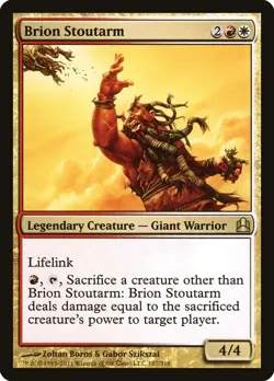 Brion Stoutarm - MTG Rare English Non Foil - Image 1
