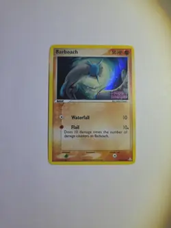 Pokemon TCG Barboach 60/110 EX Holon Phantoms Reverse Holo Card Stamped - Image 1