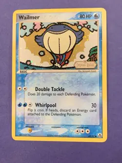 Pokemon Card - Wailmer Legend Maker STAMPED 69/92 Common Holo - Image 1