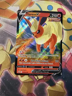 Flareon V - SWSH149 - Pokemon Sword & Shield Promo Ultra Rare Holo Card NM - Image 1