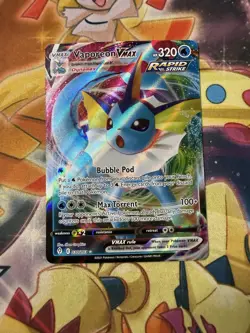 Vaporeon VMAX - 030/203 - Pokemon Evolving Skies Sword Shield Ultra Rare Card NM - Image 1