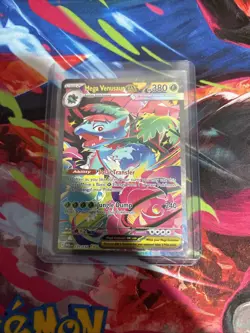 Pokemon Mega Venusaur EX Full Art Holo Mega Evolution 177/132 Rare very clean - Image 1
