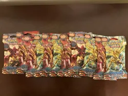 Pokemon Steam Siege Sleeved Booster Packs Lot 12 Sealed English TCG 2016 - Image 1