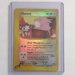 Pokemon Chansey 72/165 Expedition Base Set Reverse Holo 90 HP Uncommon - Image 1