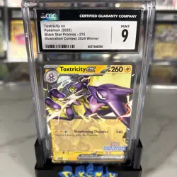 CGC 9 Toxtricity EX Pokemon Black Star-215 Illustration Contest 2024 Winner - Image 2