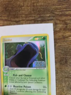 Pokemon Swalot TCG 11/100 EX Crystal Guardians Reverse Holo LP - Image 5