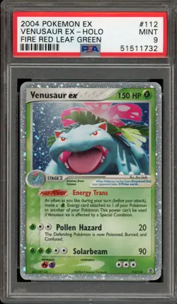 Pokemon Venusaur ex EX Fire Red & Leaf Green Holo Ultra Rare #112 PSA 9 Mint - Image 1