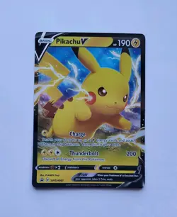 Pokemon Pikachu V SWSH061 Shining Fates Promo Holo - Image 1