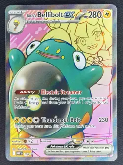 Ionos Bellibolt Ex Black Star Promo 194 Pokemon Journey Together Full Art - Image 1