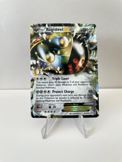 Pokemon Near Mint Registeel EX 81/124 Dragons Exalted Holo - Image 1