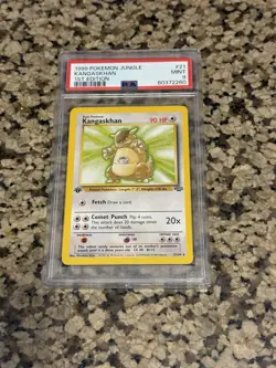 1999 Pokemon Jungle 1st Edition Kangaskhan #21/64 PSA 9 - Image 1