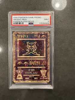 2000 Pokemon Game Promo 2000 Movie Promo Ancient Mew - PSA 9 - Image 1