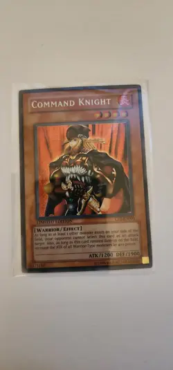 Yu-Gi-Oh Command Knight CT1-EN003 Secret Rare Limited Edition - Image 1