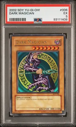Dark Magician SDY-006 Ultra Rare Unlimited Yugioh PSA 5 *408 - Image 1