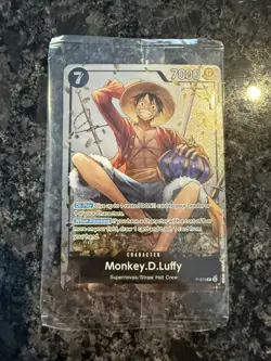 One Piece Monkey D. Luffy P-075 English Promo Tin Set Vol 2 Exclusive SEALED - Image 1