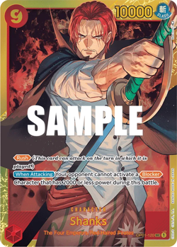 2022 ONE PIECE JAPANESE OP01-ROMANCE DAWN #120 SHANKS - Image 1