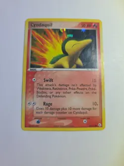 Pokemon TCG Cyndaquil Card 59/101 Hidden Legends 2004 Regular Common - Image 1