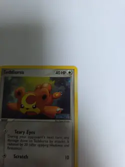 Pokemon Teddiursa EX TCG Unseen Forces Card 77/115 Reverse Holo - Image 5