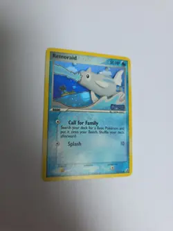 Pokemon 2005 Remoraid Reverse Holo TCG Card EX Unseen Forces 71/115 - Image 1