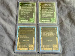 Rare 4 Card Bitcoin Trading Cards BTCTC Lot TCG /210 HEWP SOS Chase Samson Mow - Image 4