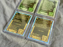 Rare 4 Card Bitcoin Trading Cards BTCTC Lot TCG /210 HEWP SOS Chase Samson Mow - Image 5