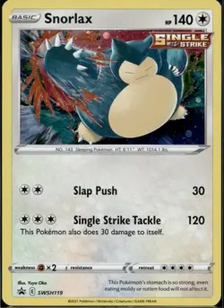 Snorlax - SWSH119 - SWSH: Sword & Shield Promo Cards (SWSD) - Image 1