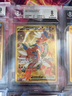 Pokemon 10x Graded Card Lot Beckett Gold Rainbow Lot #32 - Image 5