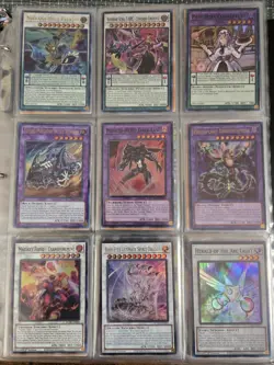 Pokemon & Yugioh Card Binder Collection High Rarity Holos EX V V STAR and More - Image 4