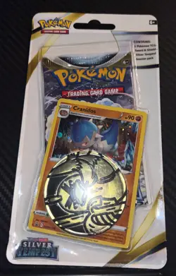 Pokemon TCG Silver Tempest Blister Pack! Factory Sealed! Promo Card +Coin! - Image 1