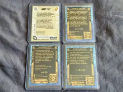 Rare x4 Card Bitcoin Trading Cards BTCTC Lot TCG /50 /210 /125 /256 ZETRA - Image 4