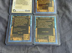 Rare x4 Card Bitcoin Trading Cards BTCTC Lot TCG /50 /210 /125 /256 ZETRA - Image 5