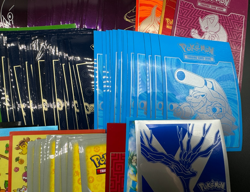 286 Official Pokemon TCG Card Sleeves Lot B&W-S&M era Plasma Freeze XY Evolution - Image 5