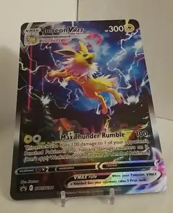 Jolteon VMAX SWSH184 Black Star Promo Holo NM JUMBO Pokemon Card English - Image 1