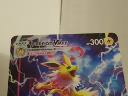 Jolteon VMAX SWSH184 Black Star Promo Holo NM JUMBO Pokemon Card English - Image 2