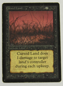 Cursed Land - Beta Edition - *MTG* Magic the Gathering - Image 1