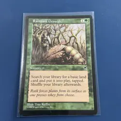 Rampant Growth - Tempest - LP - MTG Magic - Common - Green Sorcery - Image 1