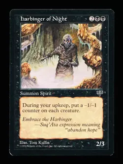 * * 1x Harbinger of Night x1 * * Mirage MTG LP Lightly Played - Image 1
