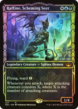 MTG FOIL Raffine, Scheming Seer - Streets of New Capenna #327 - Image 1