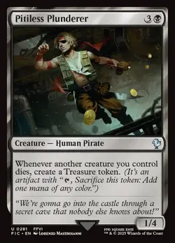 Pitiless Plunderer - 281 - FIC - NM - MTG Magic the Gathering - Image 1