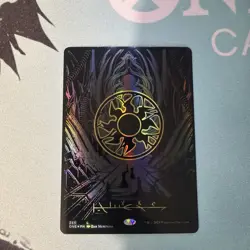 Plains (Phyrexian) - Full Art (Oil Slick Raised Foil) Phyrexia: All Will Be One - Image 1