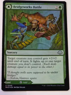 MTG - Bridgeworks Battle FOIL - Modern Horizons 3 - Image 1