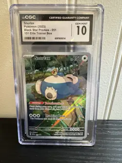 2023 Pokemon Snorlax Illustration Rare 151 Elite Trainer Box Promo CGC 10 - Image 1