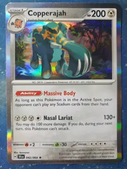 Pokemon TCG Copperajah 042/064 Shrouded Fable Holo Rare - Image 1