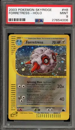 Pokemon Forretress Skyridge Holo Rare #H8 PSA 9 Mint - Image 1