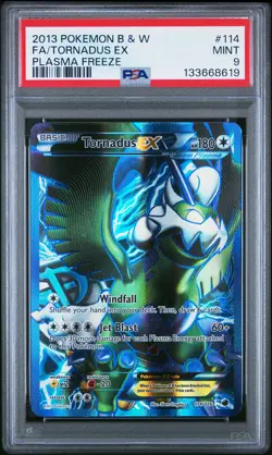 Tornadus EX 114/116 Plasma Freeze Pokemon PSA 9 *619 - Image 1