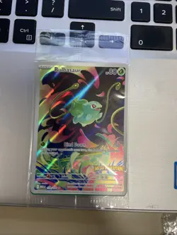 Bulbasaur Box Topper Promo 133/132 Pokemon ME01 Mega Evolution Stamped Promo - Image 1