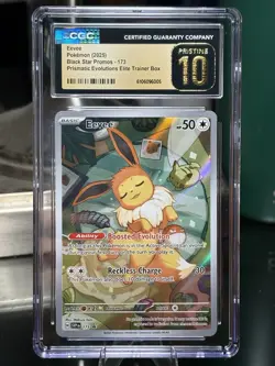 Pokemon TCG Eevee Black Star Promo 173 Prismatic Evolutions - Image 1