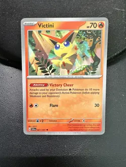 Victini 021/191 Pokemon SV08: Surging Sparks Regular NM - Image 1